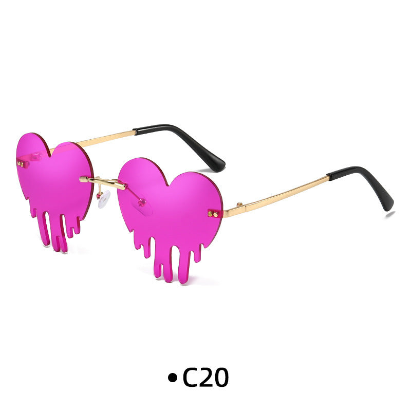 Wholesale 028 New Fashion Personalized Sunglasses Colorful Ocean Lens Sunglasses for Men and Women